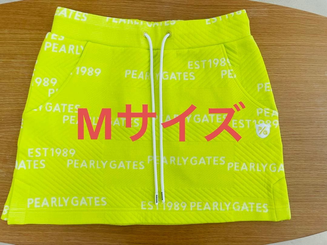 PEARLY GATES 蛍光イエロースカート