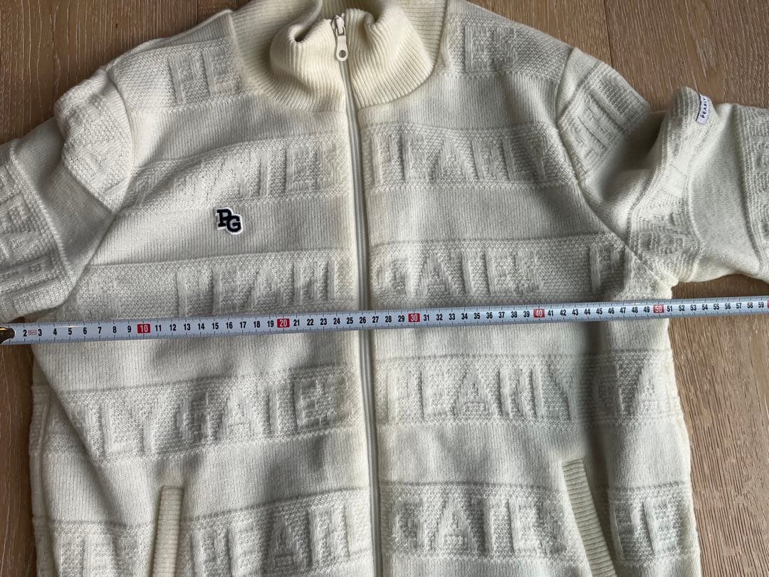 【美品】PEARLYGATES防寒ニットブルゾン