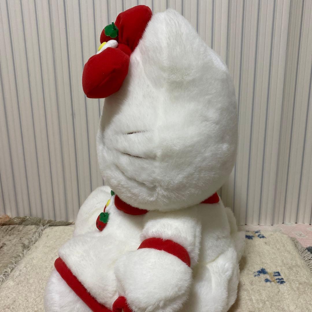 キティぬいぐるみ　いちごドレス　大　お値下げ＋おまけ