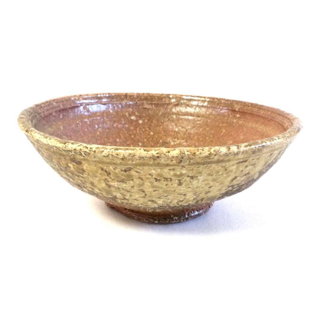 信楽焼 平茶碗 抹茶碗 高橋楽斎作 陶印有 茶道具 供箱付 T198