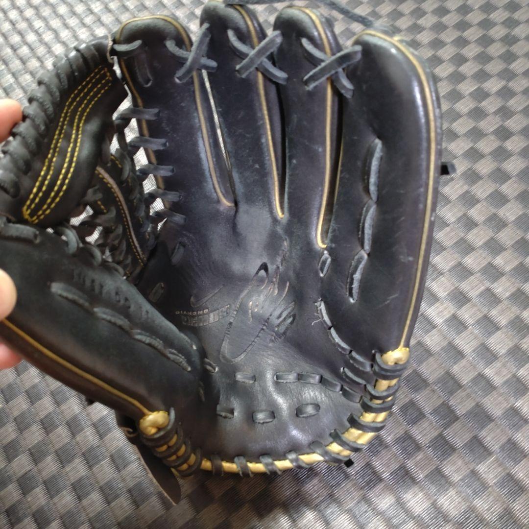 NIKE ナイキ 一般軟式グローブ 廃盤品！☆黒金 投手 内野手