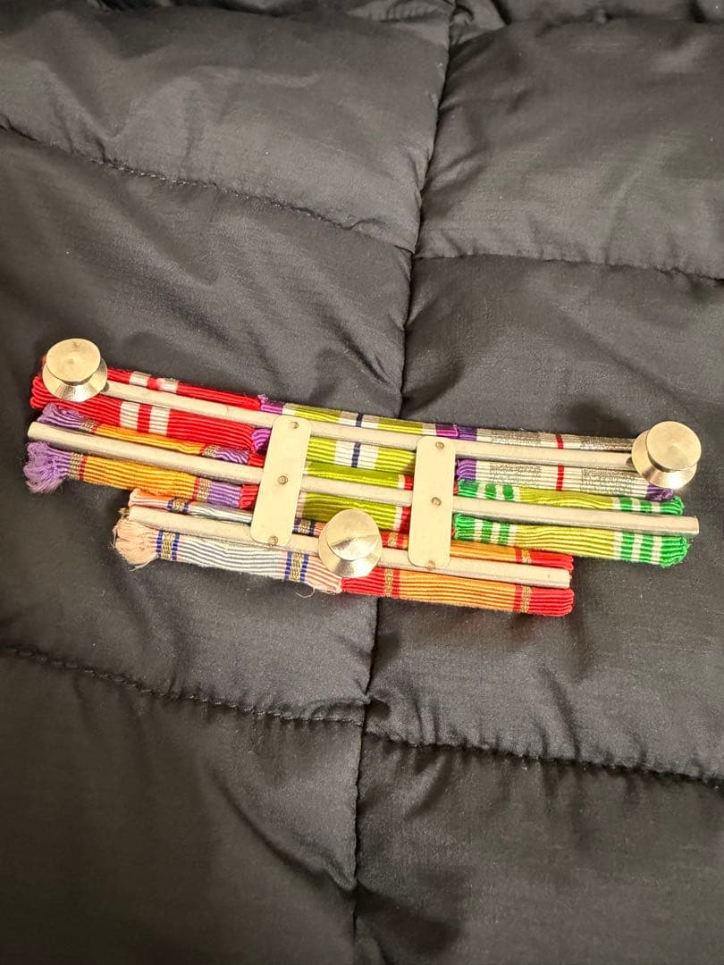 自衛隊 防衛記念章 リボンバー ３列８連