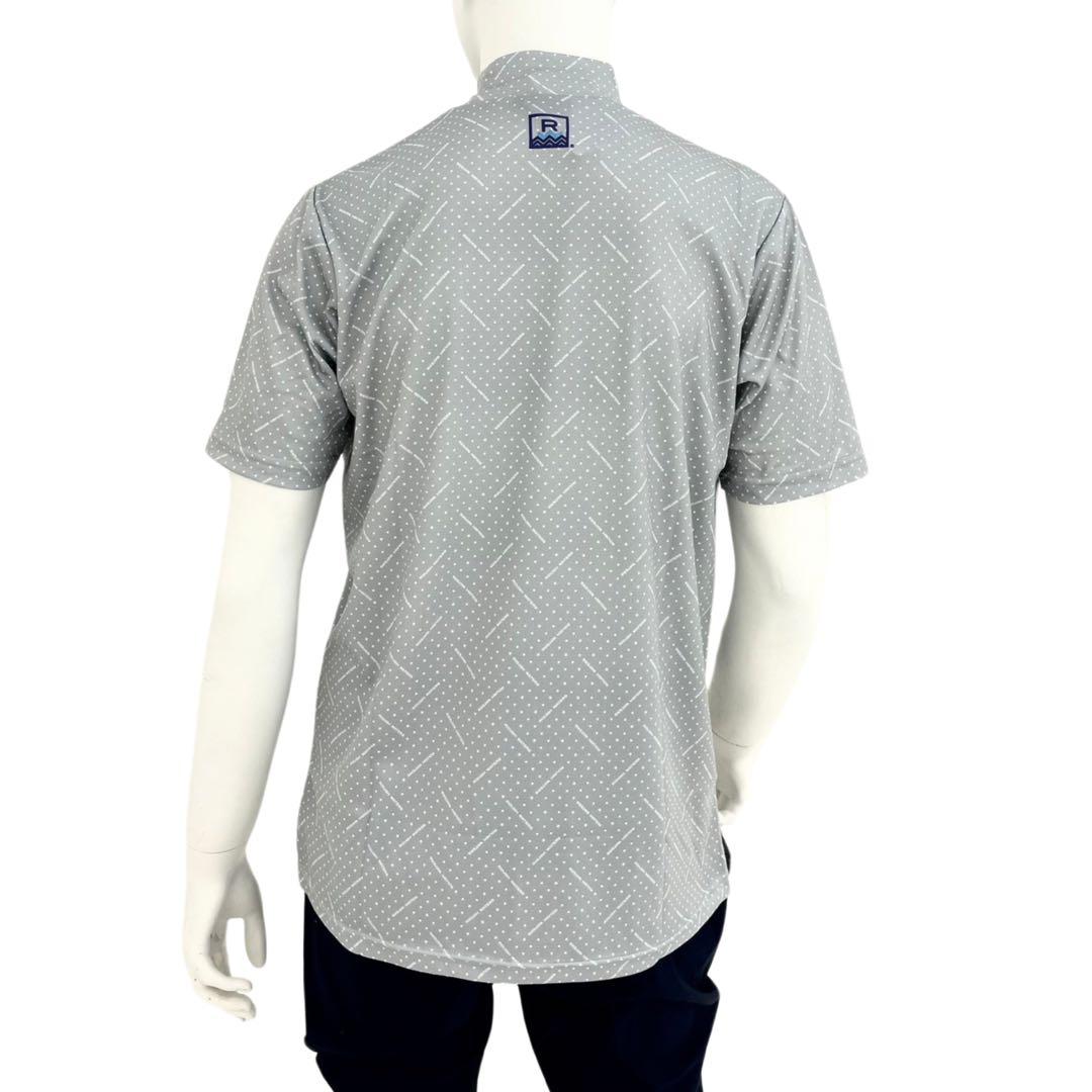 エリートグリップ　ROUGHWATERS 半袖モックネック　グレー　LL