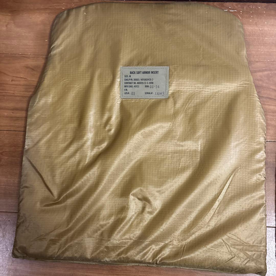 米軍実物 CMU-37/P ボディアーマー　ソフトアーマー サイズM ②