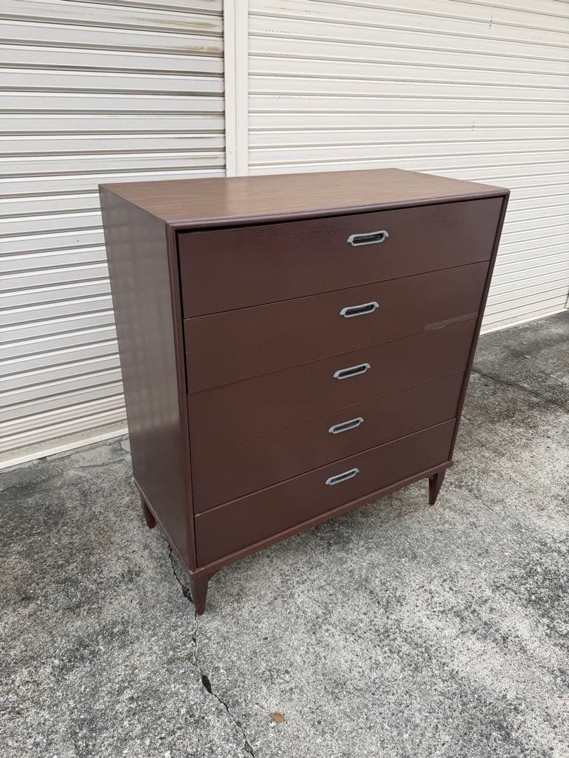 ドレクセル ヘリテイジ 脚付き5段チェスト DREXEL USヴィンテージ