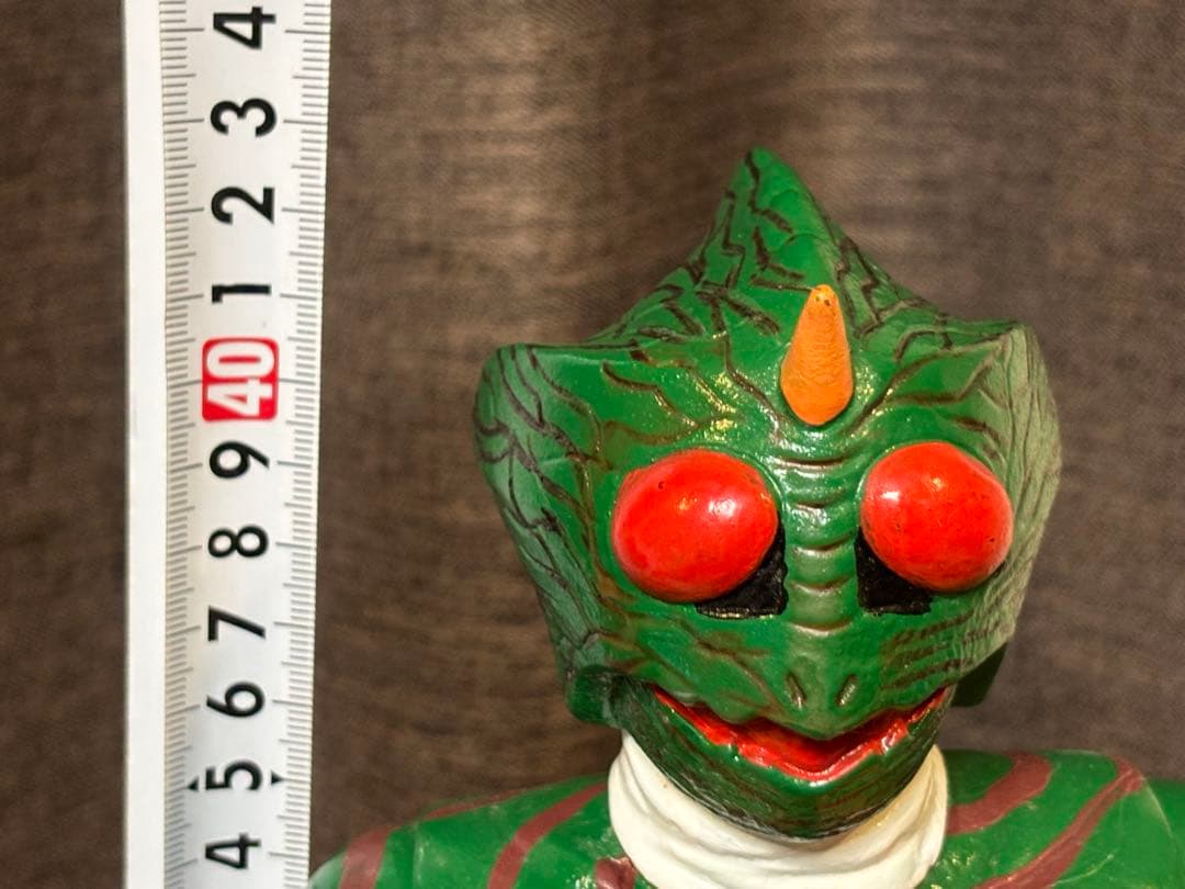 全高43cm 巨大フィギュア 仮面ライダーアマゾン パチソフビ 無版権