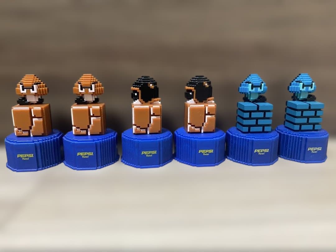 スーパーマリオブラザーズ　ペプシ　ボトルキャップ　29体