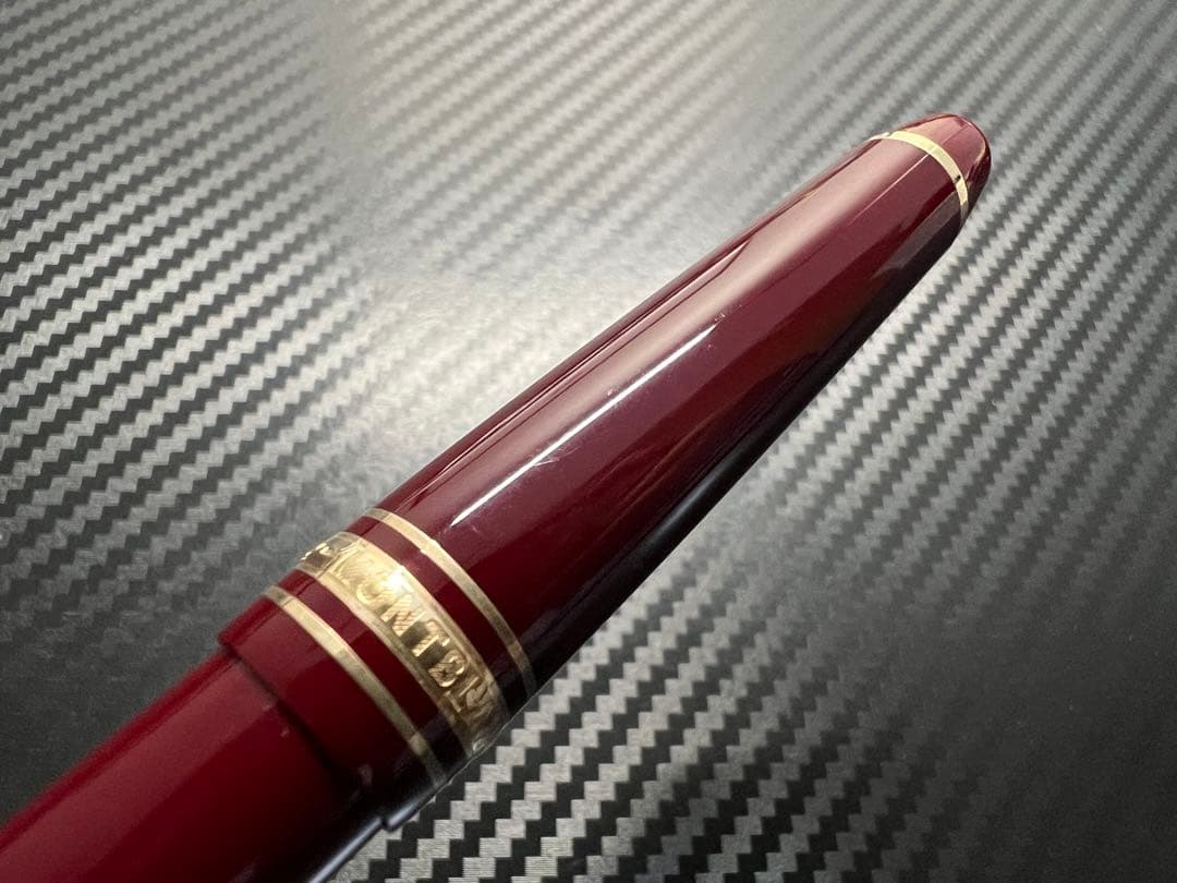 モンブラン 万年筆 未使用に近い 145 ボルドー EF 極細字