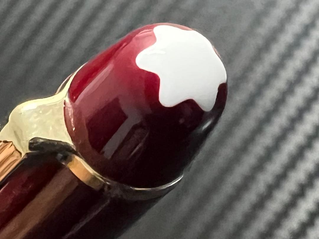 モンブラン 万年筆 未使用に近い 145 ボルドー EF 極細字