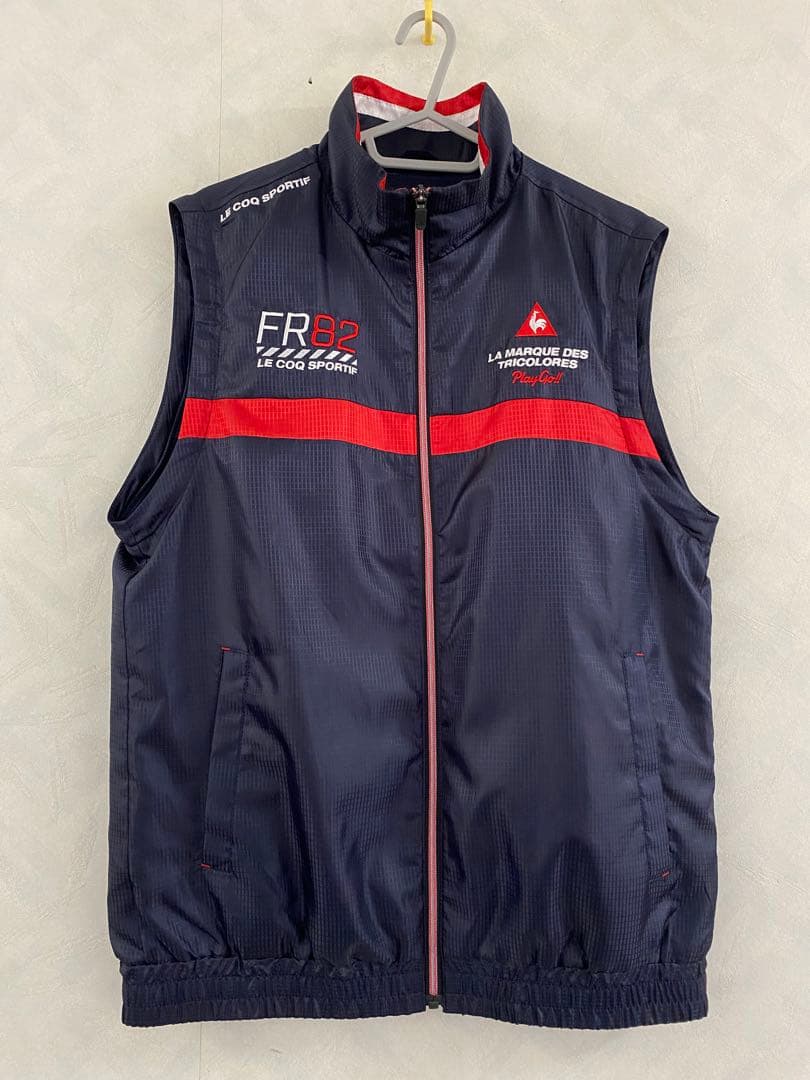 美品 le coq sportif GOLF 2WAYナイロンジャケット L