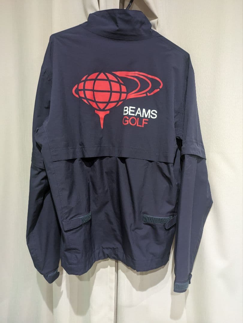 【上下セット販売になります】 BEAMS GOLF ネイビー レインジャケット