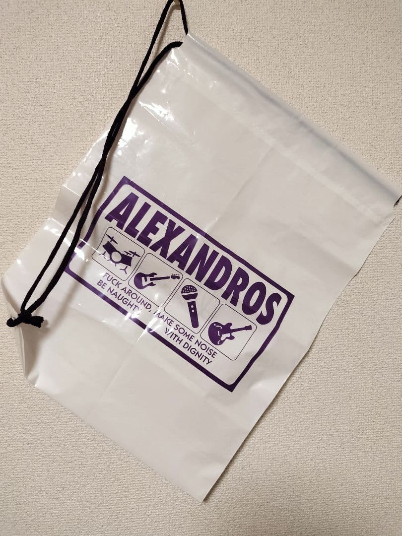 [Alexandros] パープル トラックジャケット S ショップバッグ付き