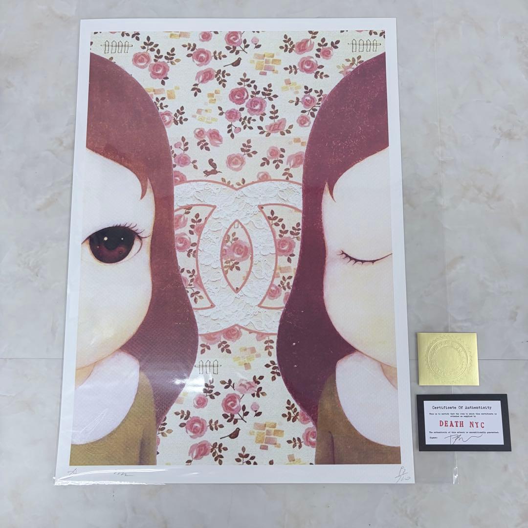 DEATH NYC 奈良美智 世界限定100枚 現代アート 直筆サイン