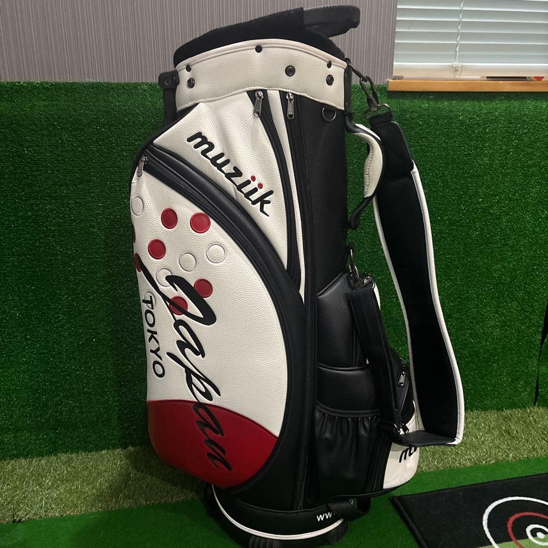 muzik キャディバッグ ヘッドカバー 付き　2020Japan
