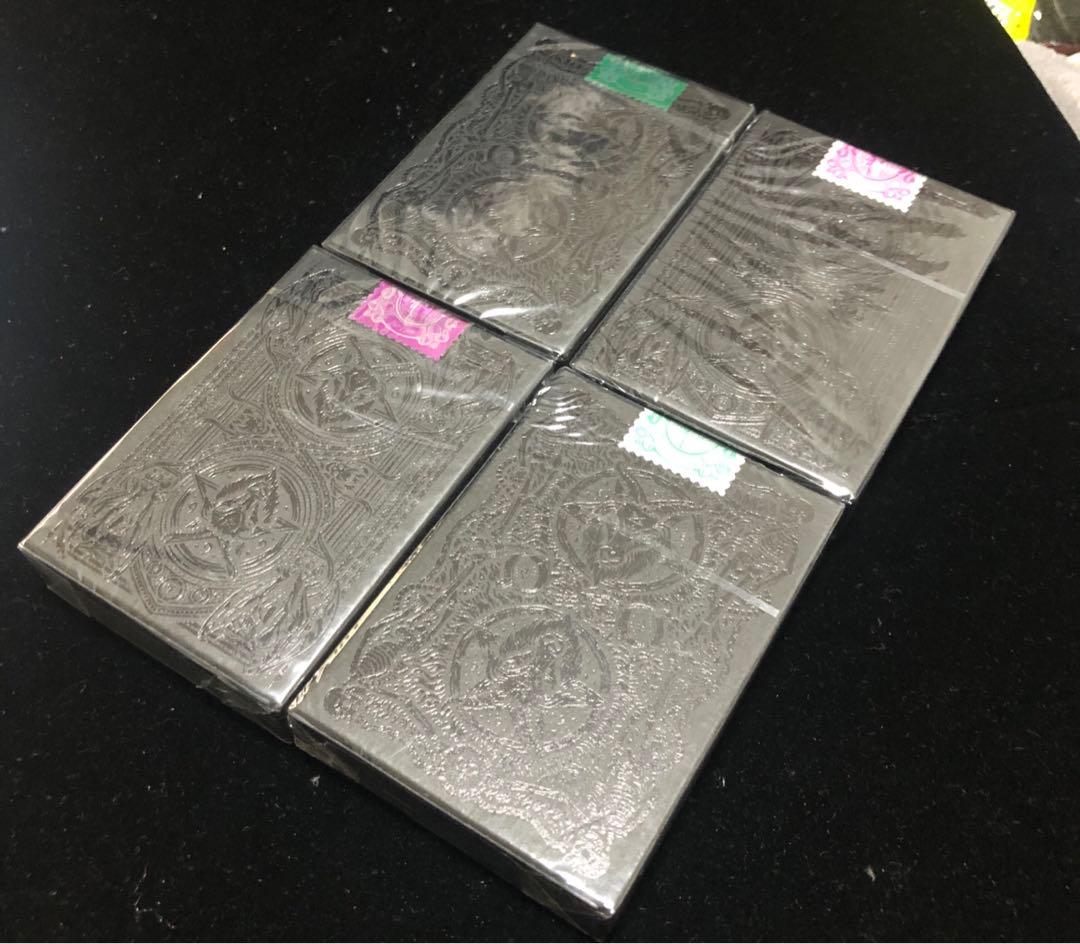 666 playing cards purple & emerald 4種セット