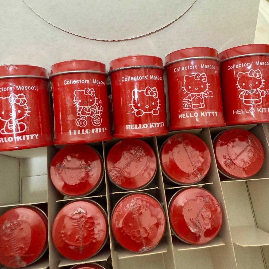 未開封 ハロー キティ コレクターズ マスコット 缶 2001年 サンリオ 箱入