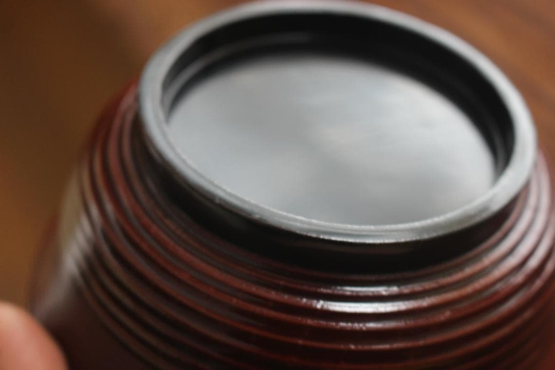 デッドストック！風情ある糸目地に優美な雀稲穂蒔絵の映えるお椀2点（検蒔絵椀雑煮椀