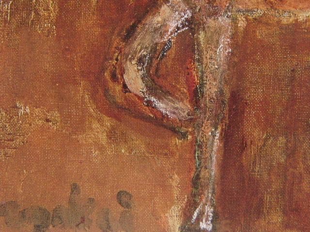 鳥海青児、「サーカスの馬」、希少な額装用画集より、新品高級額装付