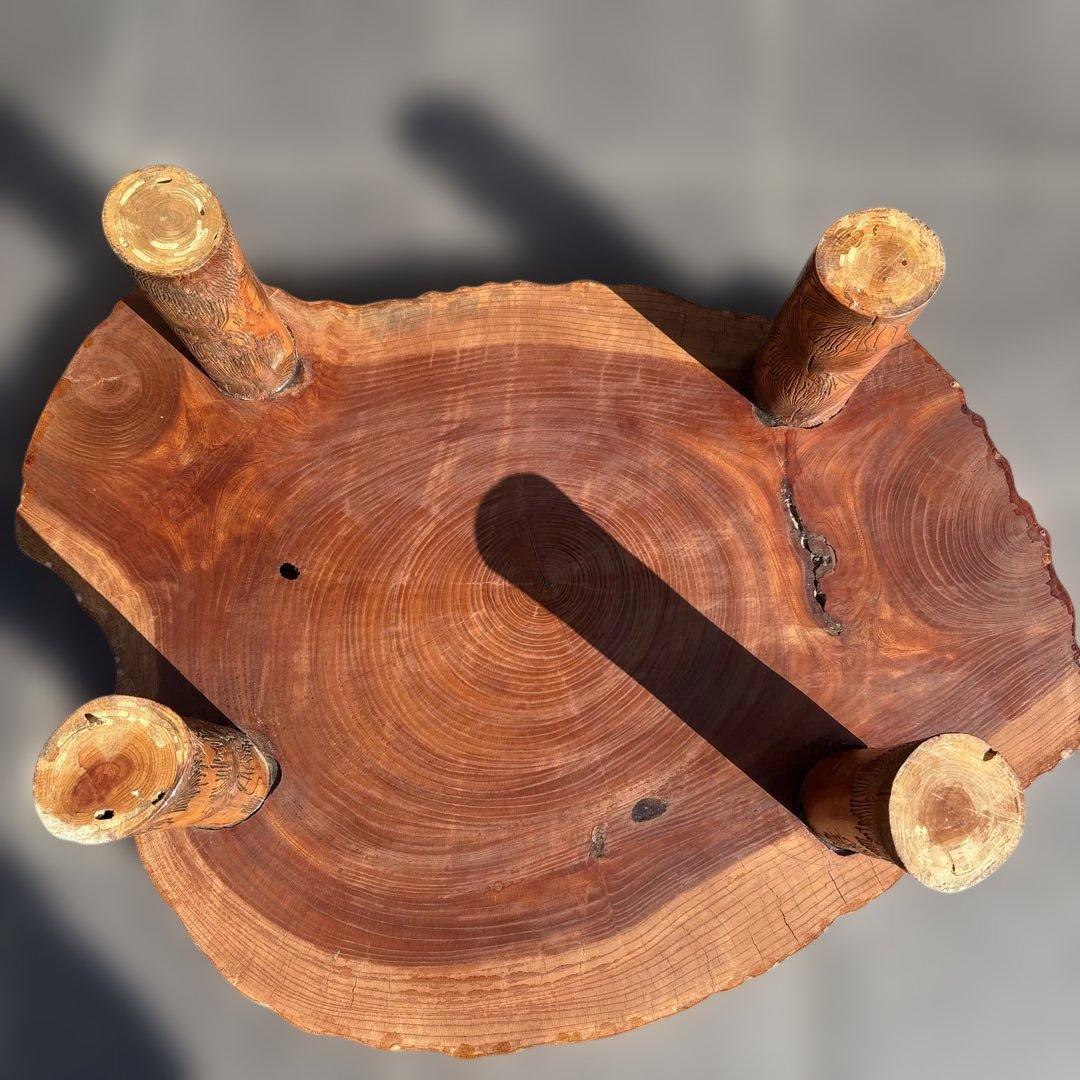 木製テーブル 自然な形状