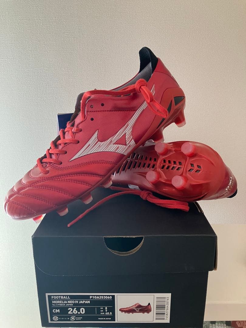 ミズノ サッカー スパイク モレリアネオ4 ジャパン 26.0