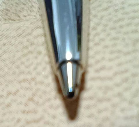 ブルガリ ミニ ボールペン シルバー 925 ホワイト 箱 保証書付