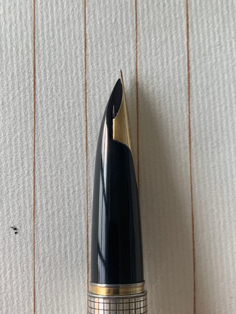 パイロット Elite シルバー 万年筆 18K