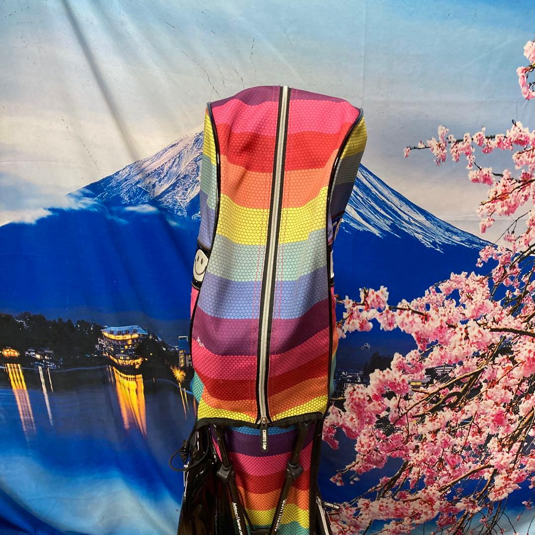 寶BU-1108 クアルトユナイテッド キャディバッグ レインボー エナメル使用