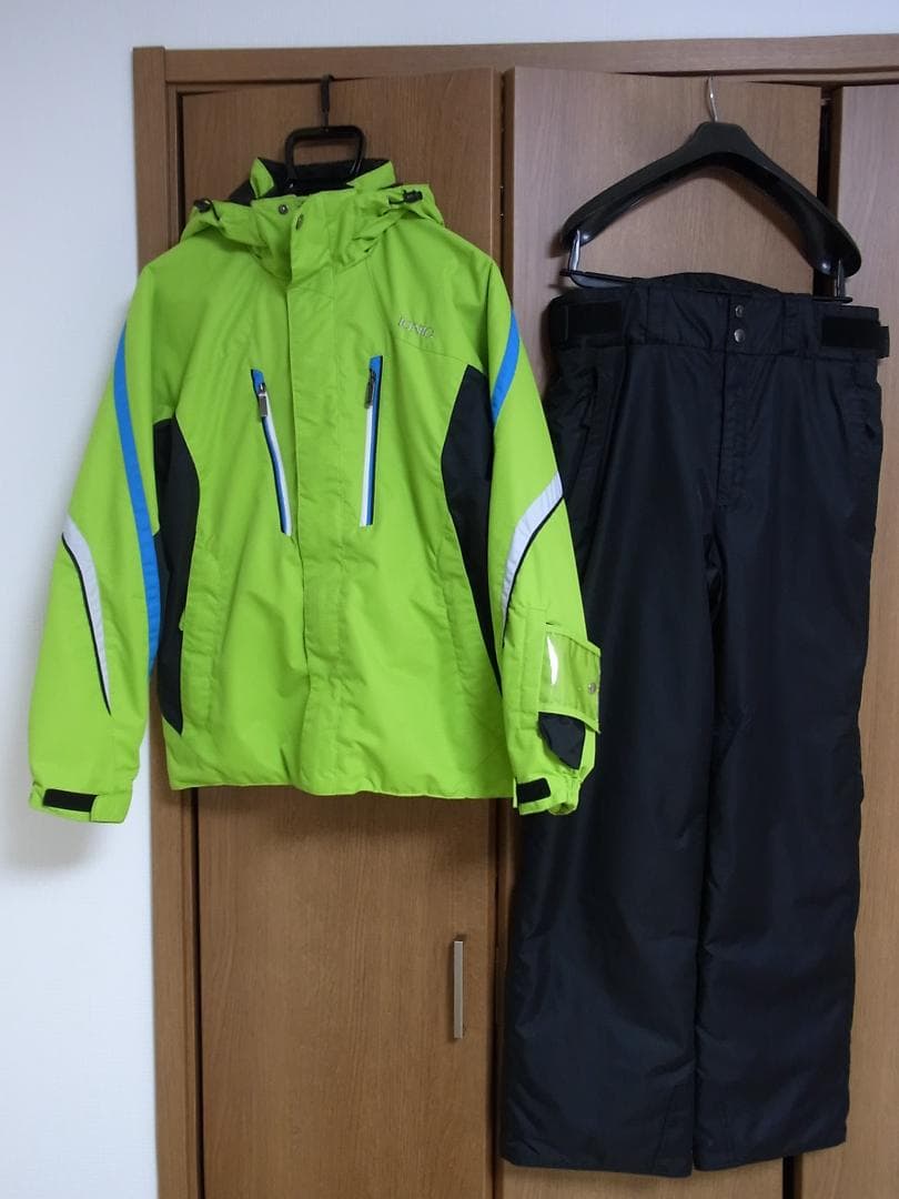 IGNIOイグニオ★スキーウェア上下セット★メンズＭクリーニング済iHEAT樹脂