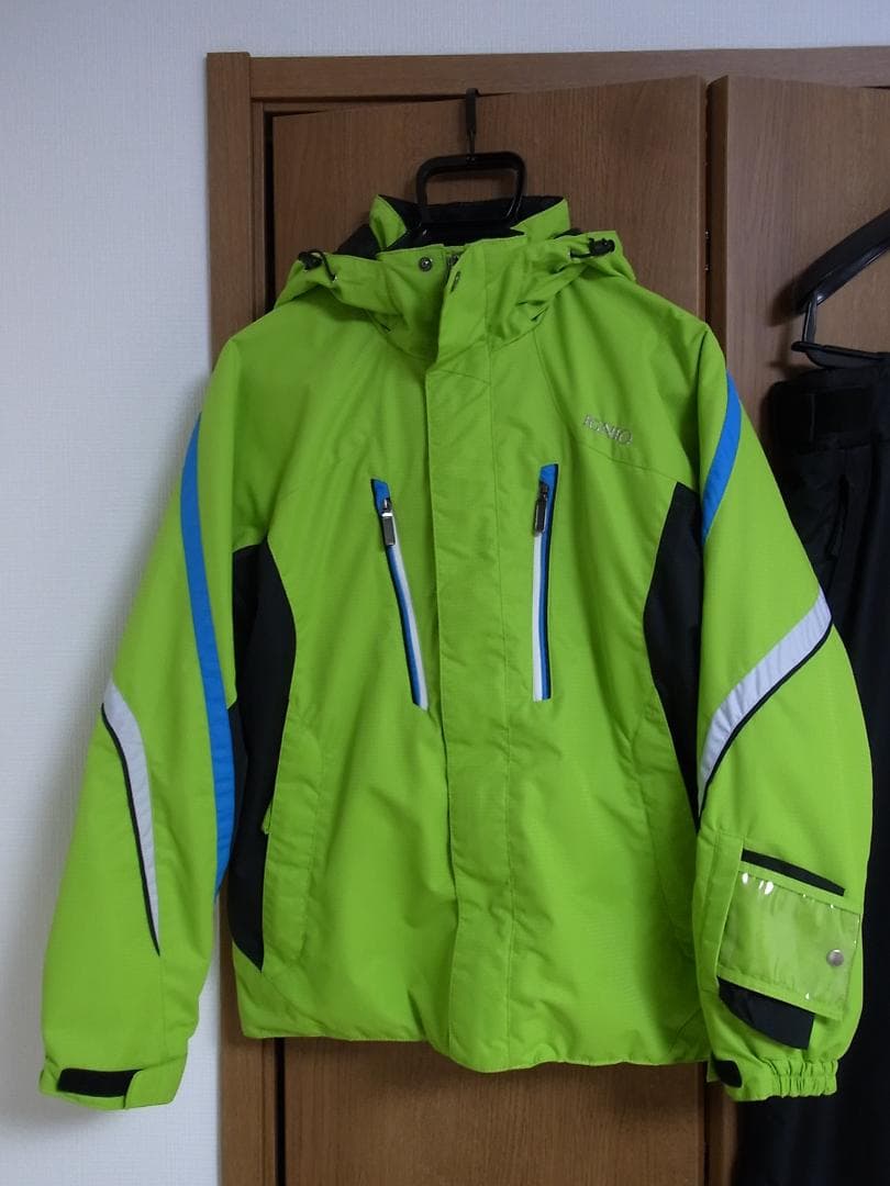 IGNIOイグニオ★スキーウェア上下セット★メンズＭクリーニング済iHEAT樹脂