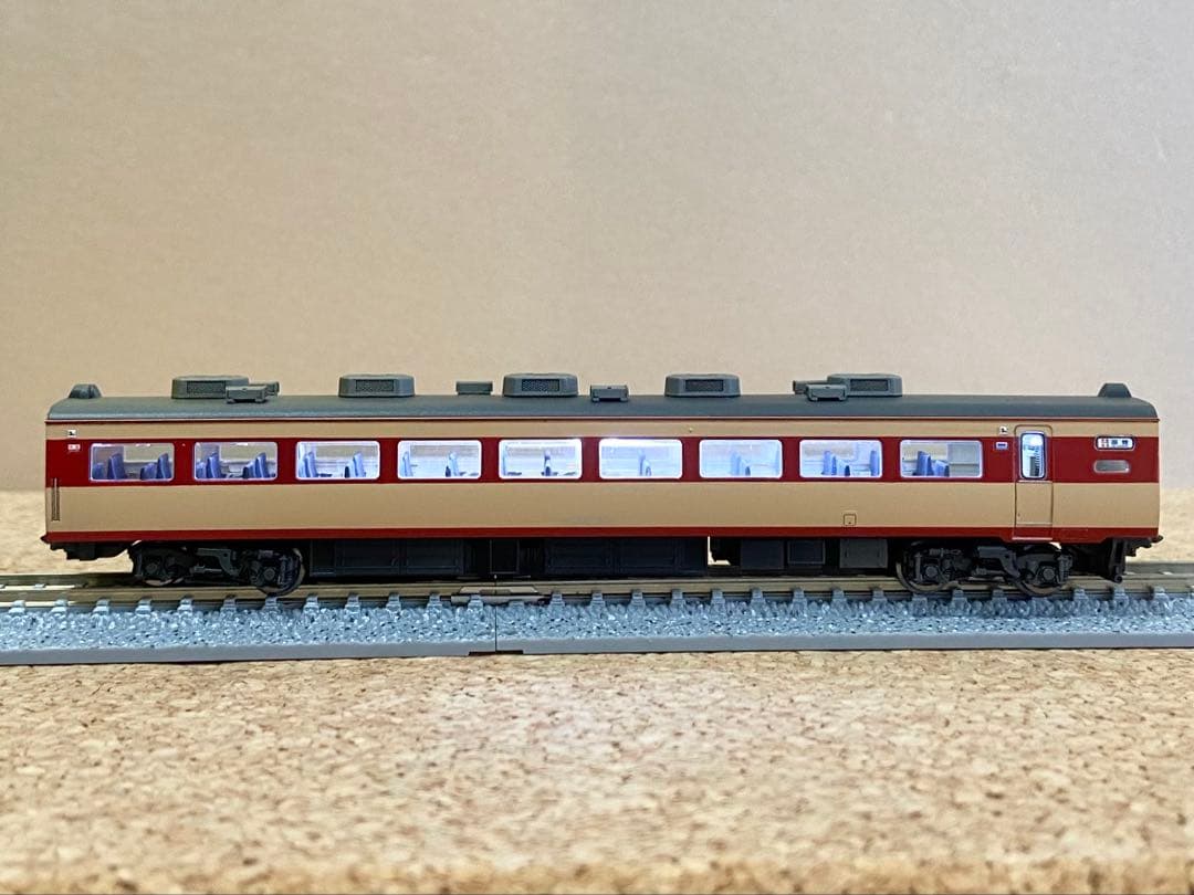 NゲージTOMIX 国鉄 485-1000系特急電車基本セット ウェザリング加工