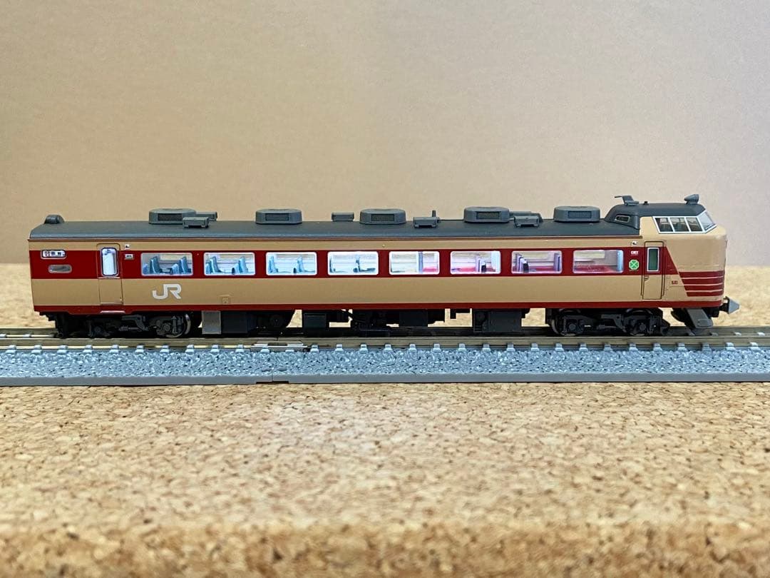 NゲージTOMIX 国鉄 485-1000系特急電車基本セット ウェザリング加工