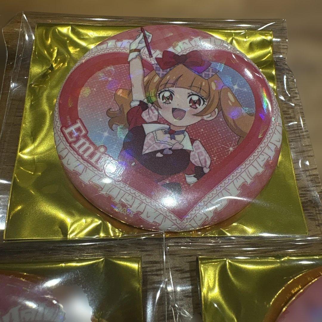 えみる　キュアマシェリ　スイパラ　缶バッジ　5個セット　匿名発送