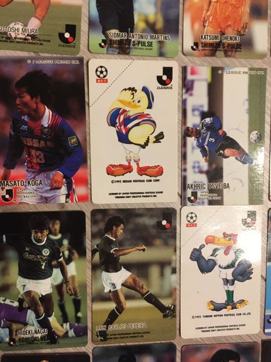 ◆1990年代　【初期】Jリーグチップス カード60枚