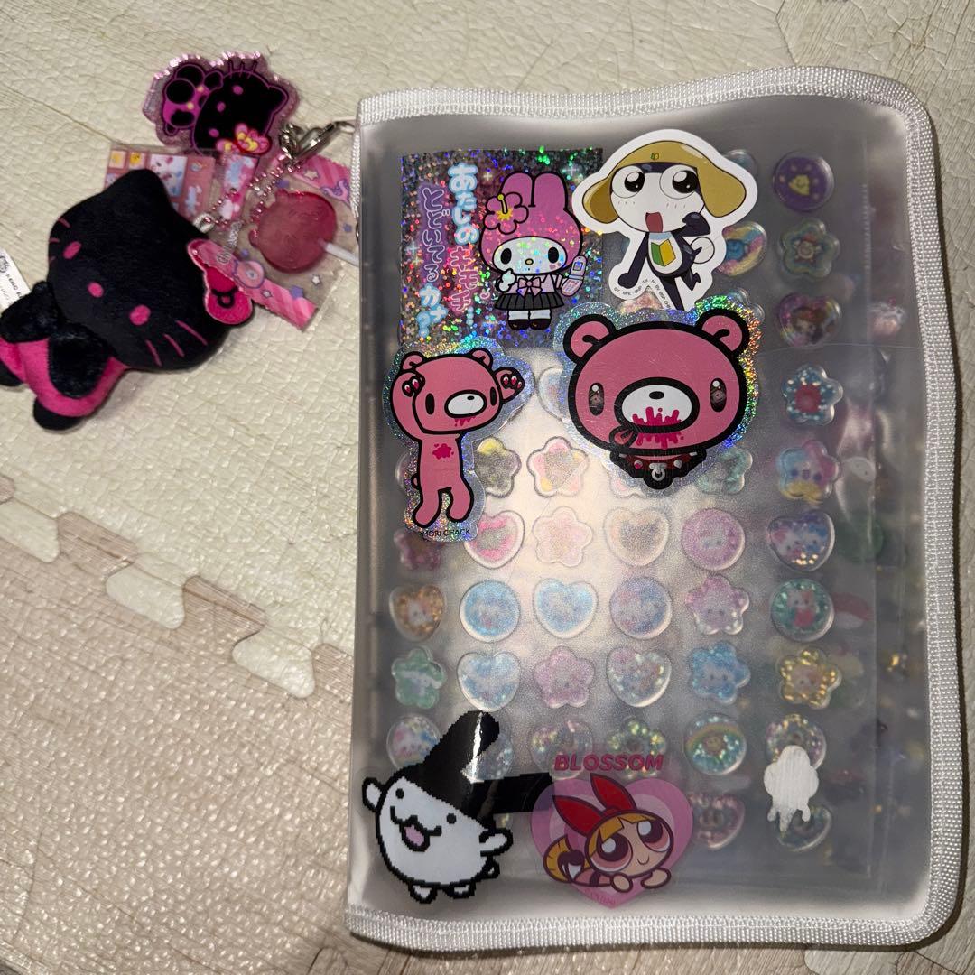 シール 帳完成形一冊 ストラップ付き