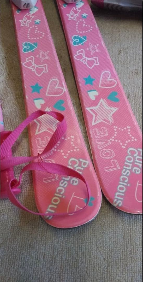 初心者向け　子供　スキーセット 板110cm & 靴19.5cm