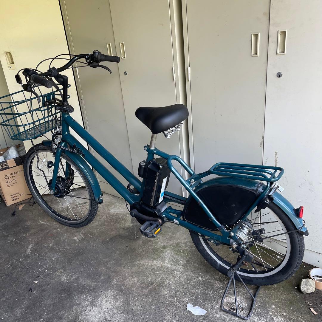 Bridgestone BIKKEシティタイプ 電動アシスト自転車 ブラック