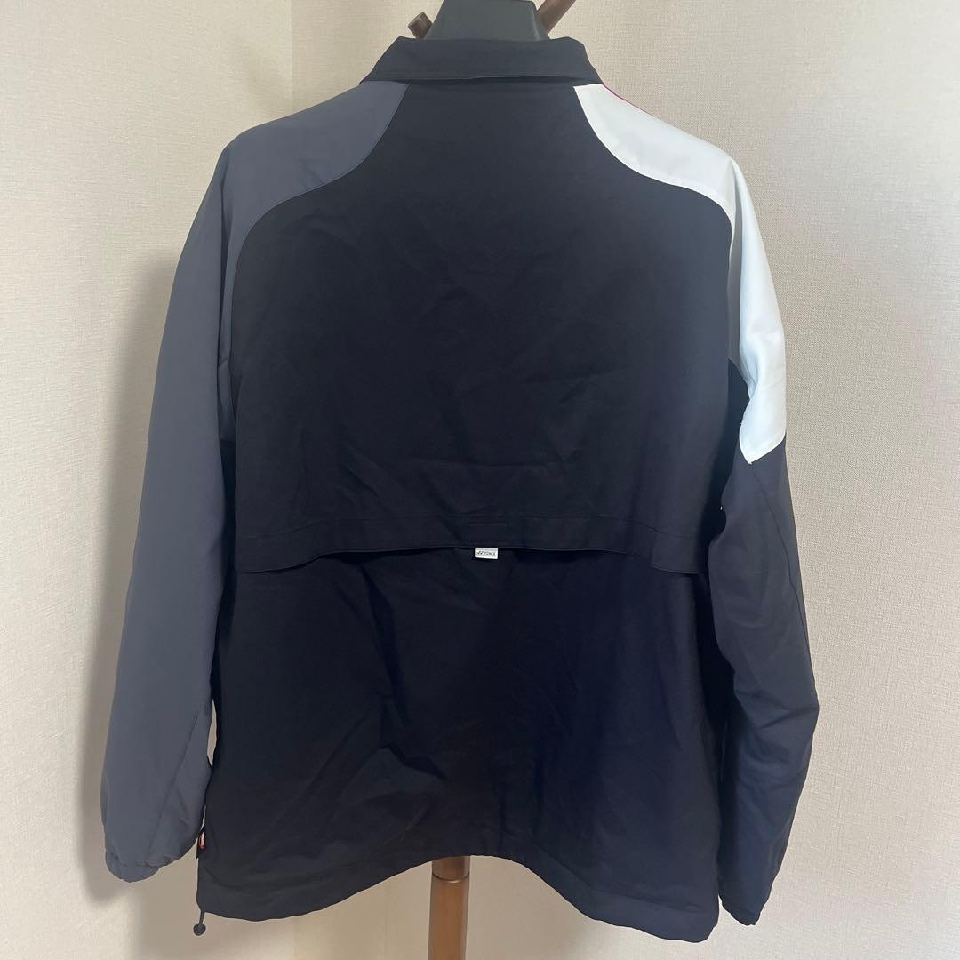 YONEX ウォームアップジャケット 黒/白/ピンク