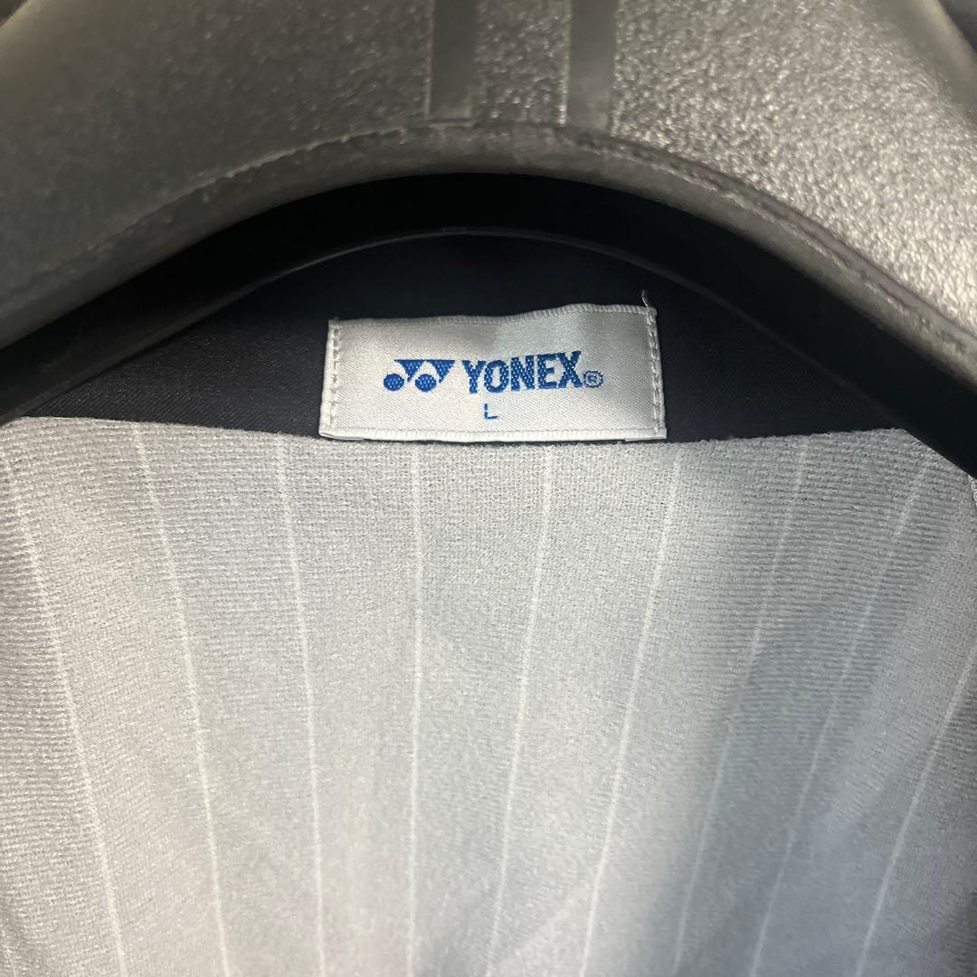 YONEX ウォームアップジャケット 黒/白/ピンク