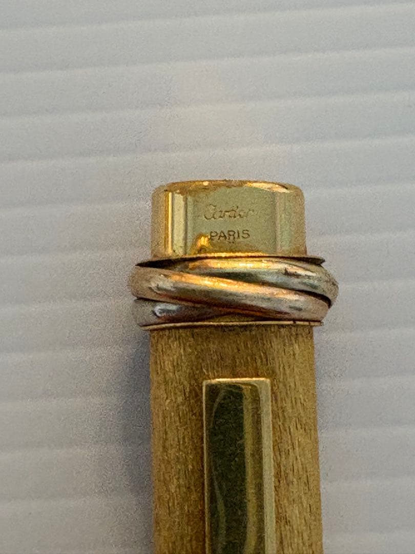 カルティエ　トリニティ　ゴールド ボールペン