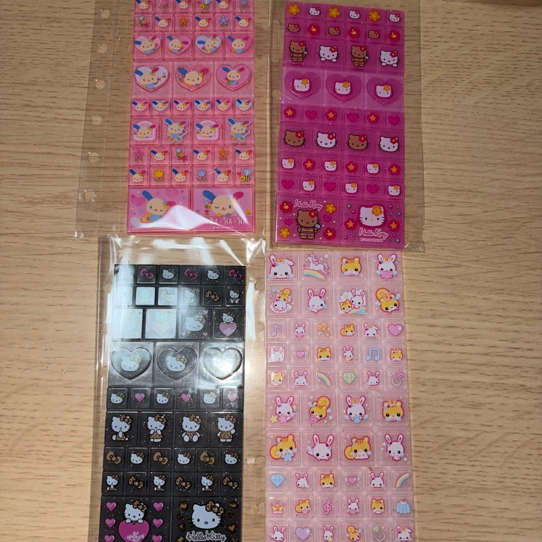 4冊！シール帳完成品＋未開封シール＋シール台帳