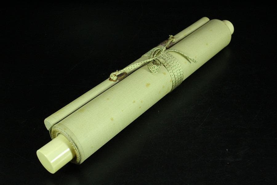 大田垣蓮月 筆 春月乃 和歌 軸(K-YC543)