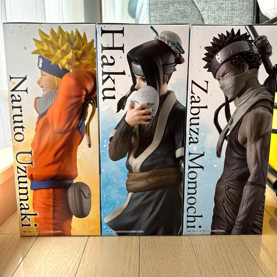 一番くじ NARUTO ナルト 波の国編 フィギュア フルコンプ 5点