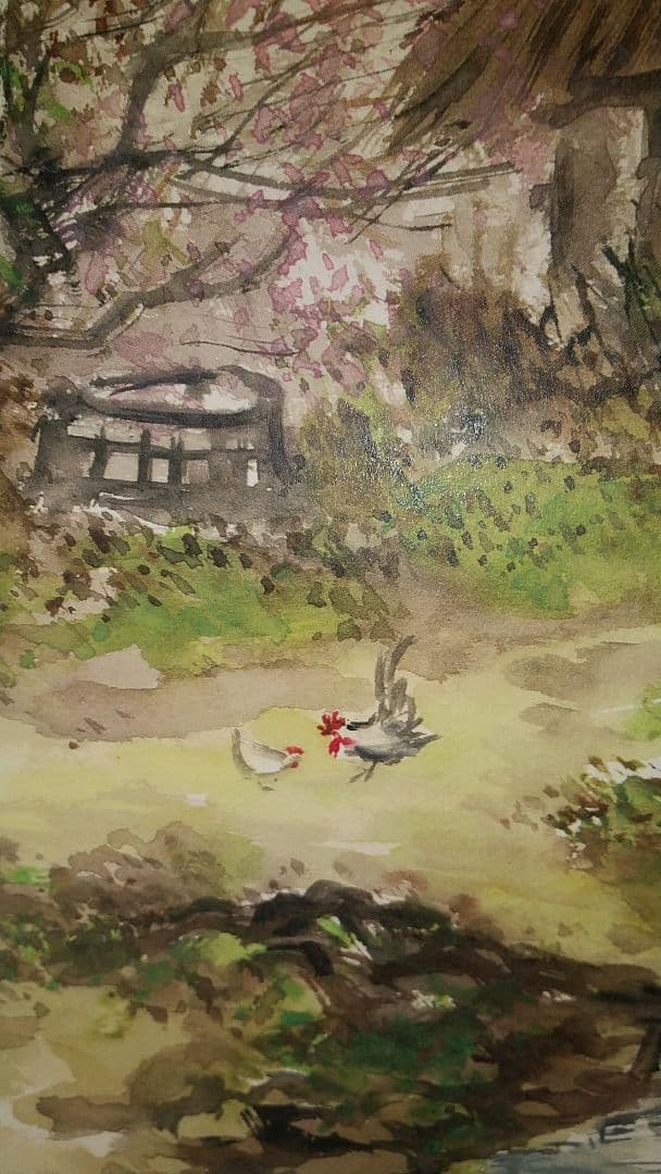 日本画水彩画⑨