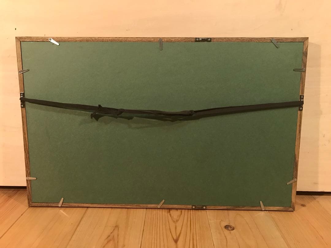 織田義郎「Harbor Land KobeⅡ」銅版画＋手彩色　直筆サイン有り