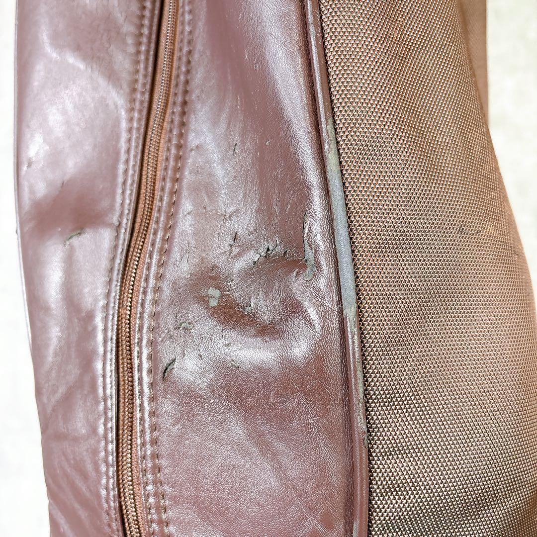 V914 Black&White ブラウン キャディバッグ スコティッシュテリア