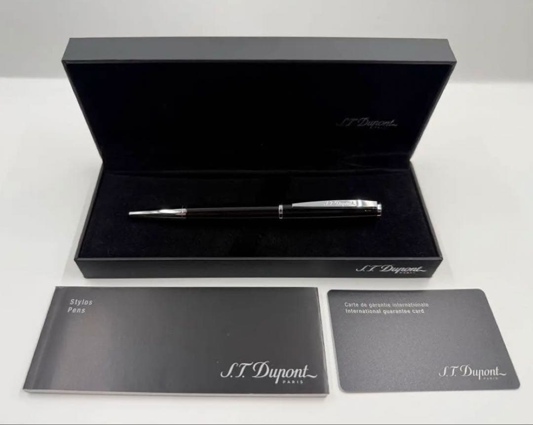 【新品未使用】S.T.Dupont ボールペン サン・ミッシェル ブラック