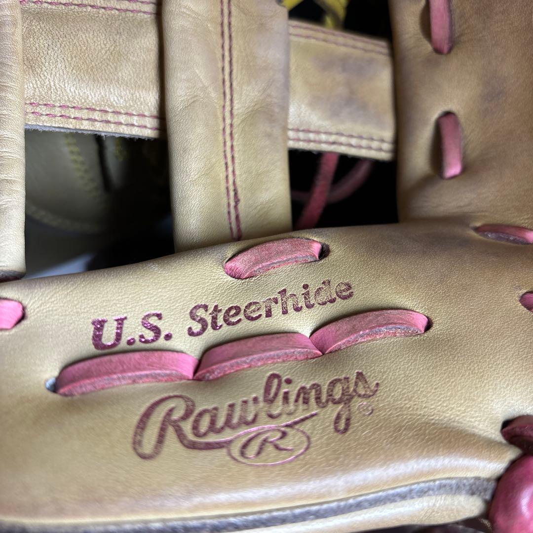 ローリングス野球軟式用グローブ キャメル 岡本和真モデル