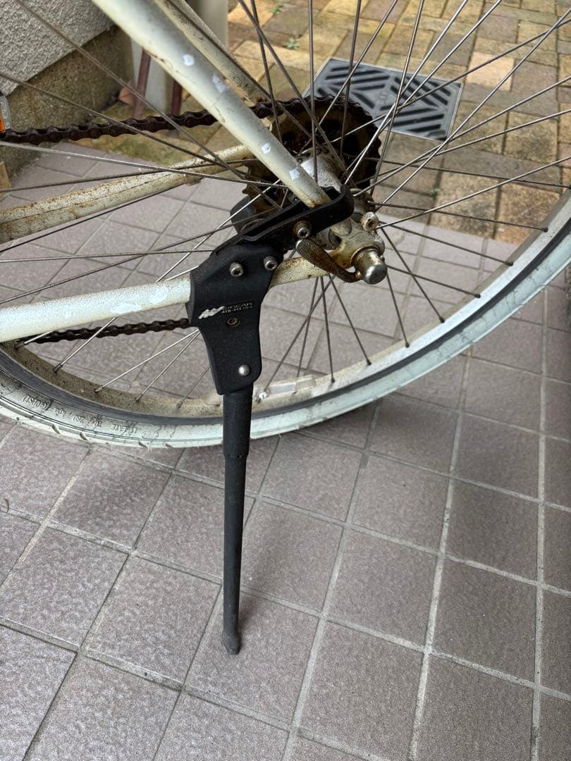 PEUGEOT クロスバイク ホワイトタイヤ VADERサドル