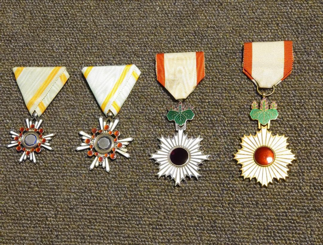 旭日章　5等6等　瑞宝章　5等6等