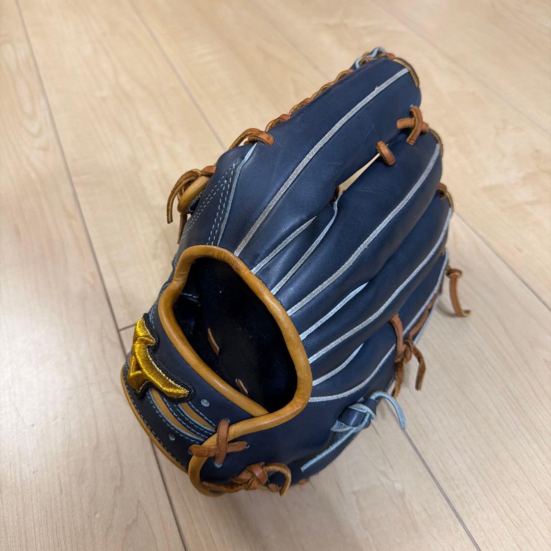 ミズノ 軟式グローブ ネイビー
